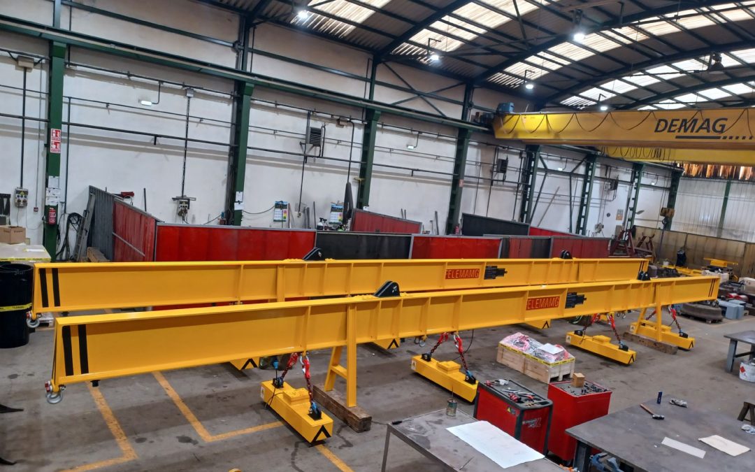 Felemamg suministra varias instalaciones con electroimanes para manipulación de chapa gruesa de acero a un importante grupo industrial en Asturias