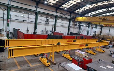 Felemamg suministra varias instalaciones con electroimanes para manipulación de chapa gruesa de acero a un importante grupo industrial en Asturias